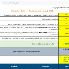 Wynagrodzenie netto 1650 zł: sprawne przeliczenie na kwotę brutto w 3 krokach