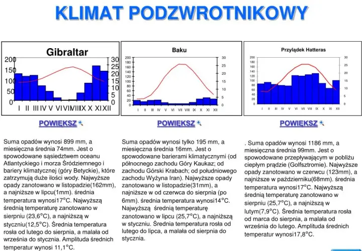 Klimat podzwrotnikowy: poznaj temperatury i charakterystyczne cechy