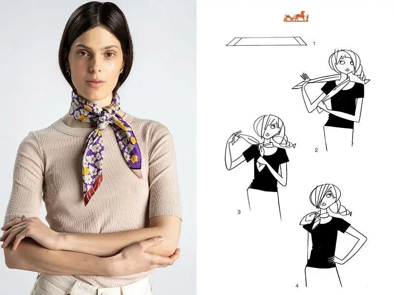 Jak wiązać apaszkę w stylu retro - tajniki efektownych stylizacji vintage