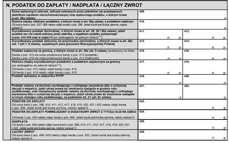 Zdjęcie Gdzie znaleźć kwotę zwrotu w PIT-26: Kompletny przewodnik po formularzu