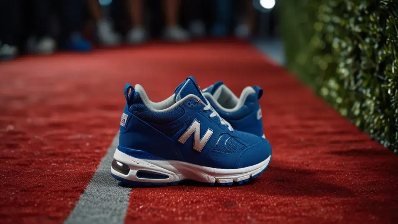 Zdjęcie Dlaczego niebieskie buty New Balance stały się obsesją celebrytów?